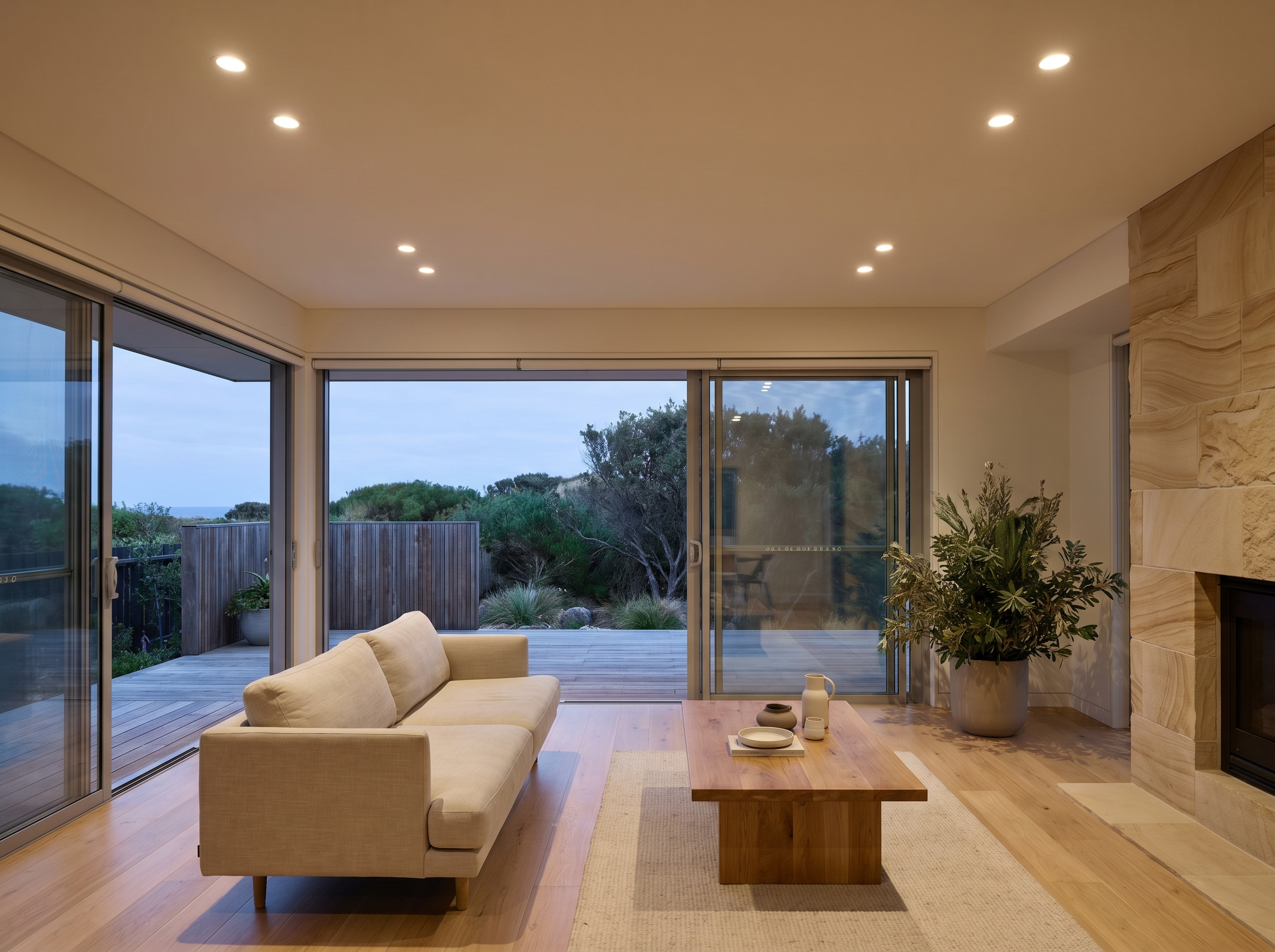 Lighting — New lights, even and warm